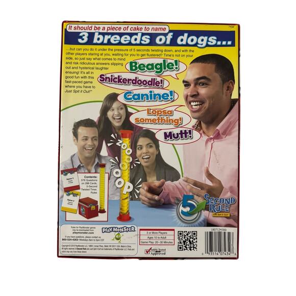 5 Second Rule Just Spit It Out Party Game by Game Monster 2018 - Picture 4 of 4